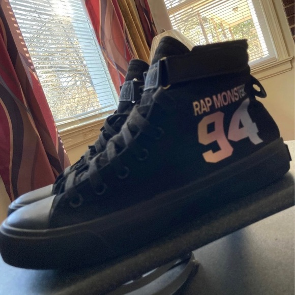 BTS  Bangtan Rap Monster High Top shoes - Picture 1 of 2